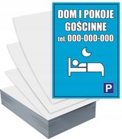 Ulotki A4 100 szt firmowe reklamowe POKOJE GOŚCINNE+ PROJEKT GRATIS