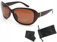 Okulary przeciwsłoneczne damskie z polaryzacją filtr UV400 Polarzone etui