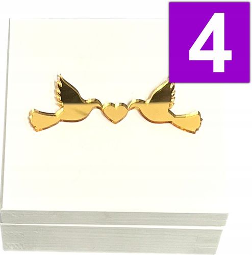 PUDEŁKO na Obrączki na Ślub BIAŁE + ZŁOTE dekory na Arena.pl