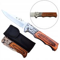 NÓŻ SKŁADANY NA GRZYBY RYBY DLA CHŁOPAKA TATY GRAWER PREZENT DLA