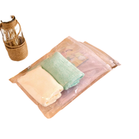 Woreczki Strunowe z Suwakiem 30x40 cm Zestaw 40 Sztuk Przezroczyste EVA