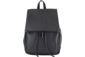 Plecak damski skórzany - Barberini's - Szary ciemny