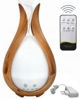 NAWILŻACZ POWIETRZA DYFUZOR ZAPACHOWY AROMATERAPIA LAMPKA NOCNA + PILOT