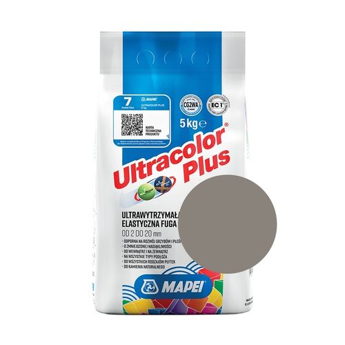 Fuga Cementowa Mapei Ultracolor Plus 5kg - 113 Szara na Arena.pl