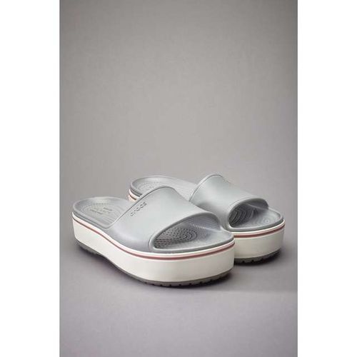 Crocs CROCBAND PLATFORM SLIDE 04M LIGHT GREY ROSE M5 na Arena.pl