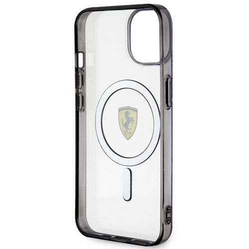 Etui Ferrari do iPhone 15, iPhone 14, iPhone 13, Przezroczysty MagSafe na Arena.pl