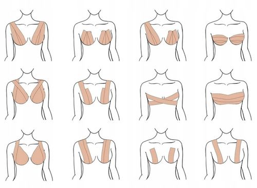 Taśma do biustu Biustonosz samonośny Naklejki na sutki PUSH UP Tape 7,5cm na Arena.pl