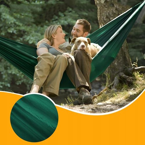 HAMAK KEMPINGOWY Z MOSKITIERĄ, HAMAK PODRÓŻNY DO UŻYTKU NA ZEWNĄTRZ, 270 CM na Arena.pl