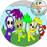 Opłatek na tort - Teletubisie