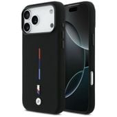 etui bmw m silicon tricolor line magsafe do iphone 17 pro max czarny