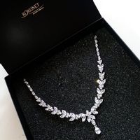 Kolia ślubna ASTRID silver KOKONET 8-0390