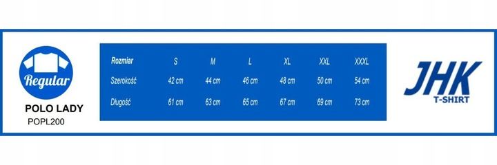 KOSZULKA POLO damska POLÓWKA bawełniana JHK POPL-200 fuksja FU r. M zdjęcie 9