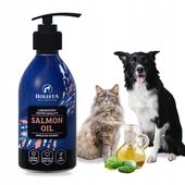 HOLISTA OLEJ z Łososia Atlantyckiego SALMON OIL dla Psa Kota OMEGA 3 250ML