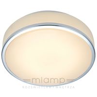 Plafon LAMPA sufitowa GLOBAL 22 105959 Markslojd okrągła OPRAWA LED 7W 3000K do łazienki IP44 chrom biała