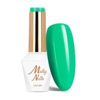 Lakier hybrydowy LED/UV Gel Polish MollyNails Green Party Nr 84 8g