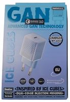 ŁADOWARKA SIECIOWA REMAX JILTRY 30W USB-C QC PD FIOLETOWA