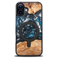 etui bewood unique do iphone 16 plus - planets - ziemia z magsafe