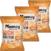 Eurowafle Moonsy Chipsy z soczewicy sera cheddar 60 g x 3 sztuki