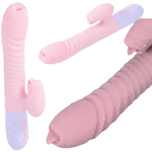 wibrator króliczek masażer posuw podgrzewany 22cm na Arena.pl