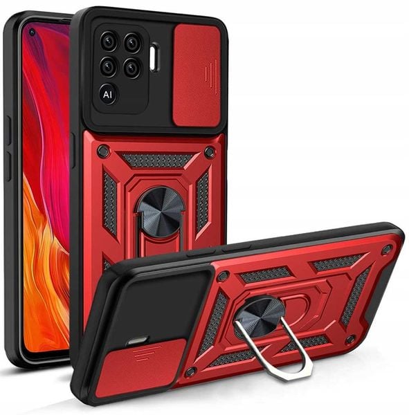 Spacecase Camring Oppo Reno 5 Lite Red zdjęcie 5