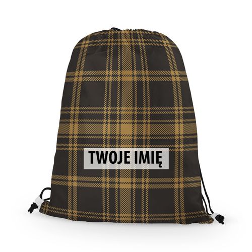 WORKO-PLECAK z Twoim imieniem Brązowa krata VIII 034 na Arena.pl