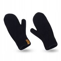 NANDY Rękawiczki Damskie na Zimę Gładkie Ciepłe Zimowe Jednopalczaste