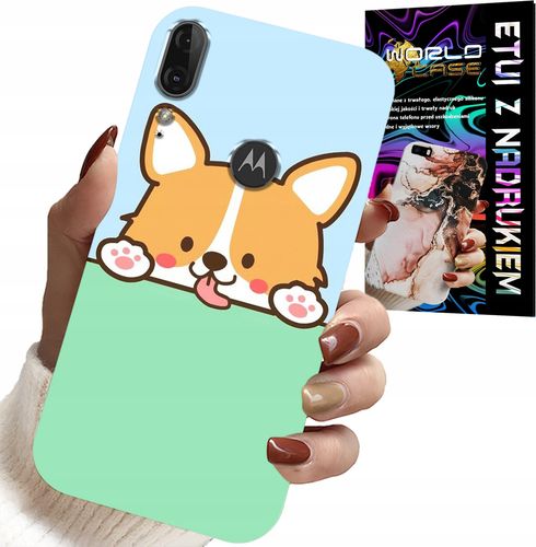 ETUI DO MOTOROLA MOTO E6 PLUS - SŁODKI PIESEK WZORY Z BAJEK POKROWIEC na Arena.pl