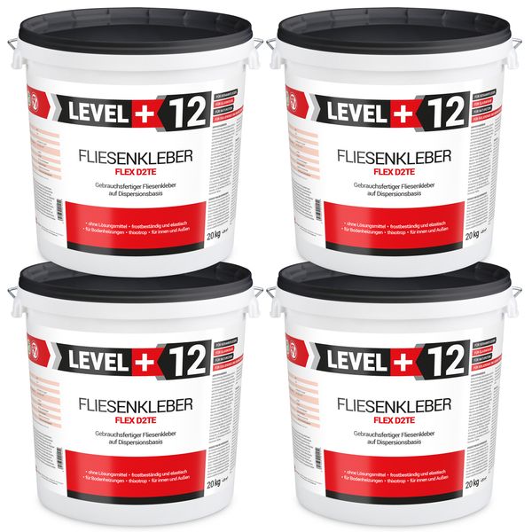 Gotowy Klej do Płytek 80kg Biały Flex Level+12 zdjęcie 1