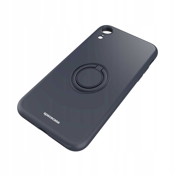 Spacecase Silicone Ring Iphone Xr Black zdjęcie 4