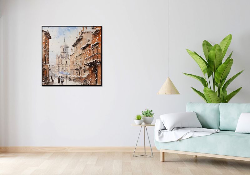 Plakat 80x80cm Urok Starych Miast zdjęcie 4