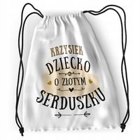 Plecak Sportowy Szkolny Dla Krzyśka Syna Dziecka Z Nadrukiem Ze Zdjęciem