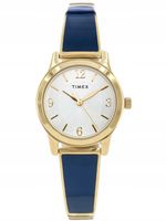 DAMSKI ZEGAREK TIMEX TW2R98500 ZŁOTY NA BRANSOLECIE ELEGANCKI