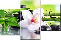 60CM 90 ZEGAR 3 ELEM KAMIENIE SPA STORCZYK ŚCIENNY