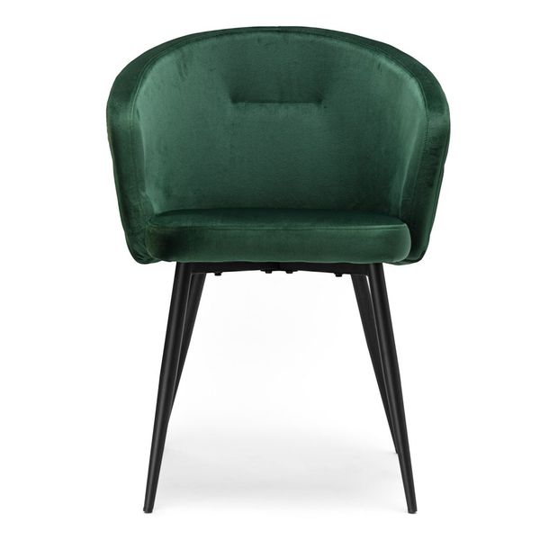 Krzesło HAMPTON VELVET ciemnozielone zdjęcie 4