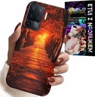 ETUI DO OPPO F19 PRO - PARK, JESIEŃ, SPADAJĄCE LIŚCIE, PLECKI