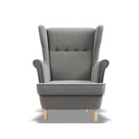 Fotel skandynawski, Myso, 81x95x102 cm, jasny szary | TYLETEGOTU