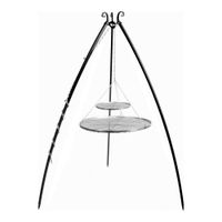 Grill na trójnogu 200 cm COOK KING - 2 ruszty stal nierdzewna 80 cm + 40 cm