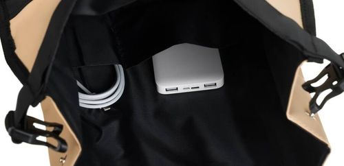 plecak miejski roll-top z zewnętrzną kieszenią na suwak - peterson na Arena.pl