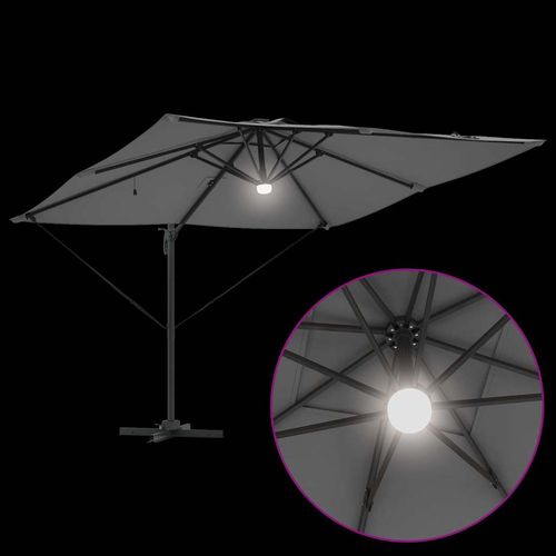 Parasol Roma Antracyt 286 x 285 x 270 cm Aluminium, Poliester na Arena.pl
