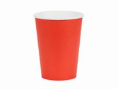 Kubeczki papierowe Basic czerwone, 250 ml 6 szt.
