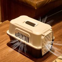 Duży Transporter Dla Kota Psa Królika Zwierząt Plastikowy Klatka Kojec Box