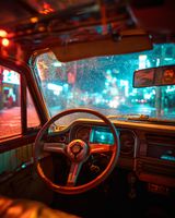 Plakat 40x50cm Nocny Kierowca