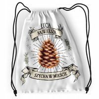 Plecak Dla Łucji Sportowy Szkolny Worek Torba Z Nadrukiem Ze Zdjęciem