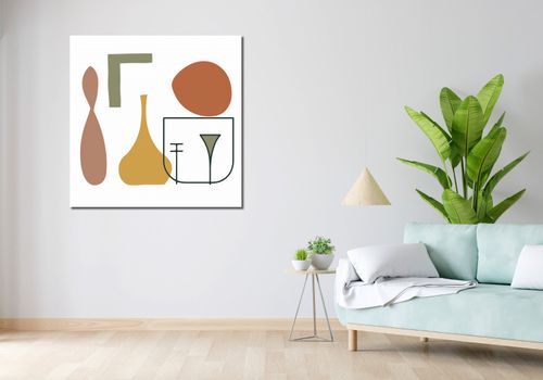 Obraz 100x100cm Naczynia na Arena.pl