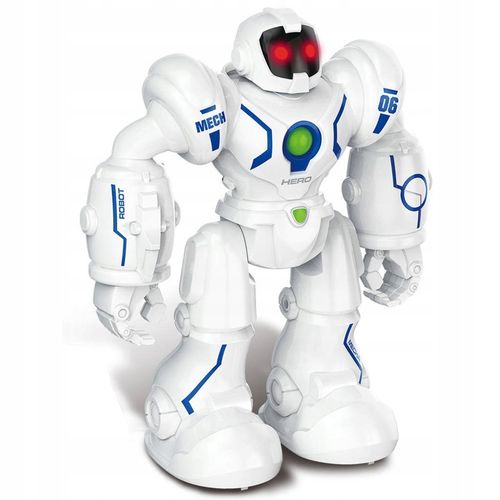 DUŻY ROBOT ROBOHERO Zdalnie Sterowny Świeci Chodzi USB PILOT Akumulator na Arena.pl