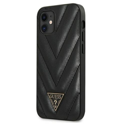 Guess V Quilted - Etui iPhone 12 mini (czarny) na Arena.pl