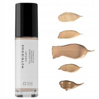 PODKŁAD FLUID DO TWARZY dobrze kryjący NUTRIDOME lekki 03 NUDE z gliceryną