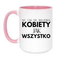 Duży Biało-Różowy 450 ml