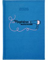 KALENDARZ A5 2026 DZIENNY KSIĄŻKOWY Z TWOIM NADRUKIEM DLA FRYZJERKI