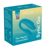 we-vibe sync go turquoise - intymny masażer par, bluetooth, silikon